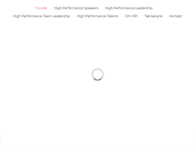 Tablet Screenshot of highperformance.dk